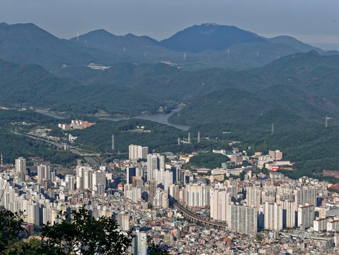 Busan - Vue du Parc Geumgang