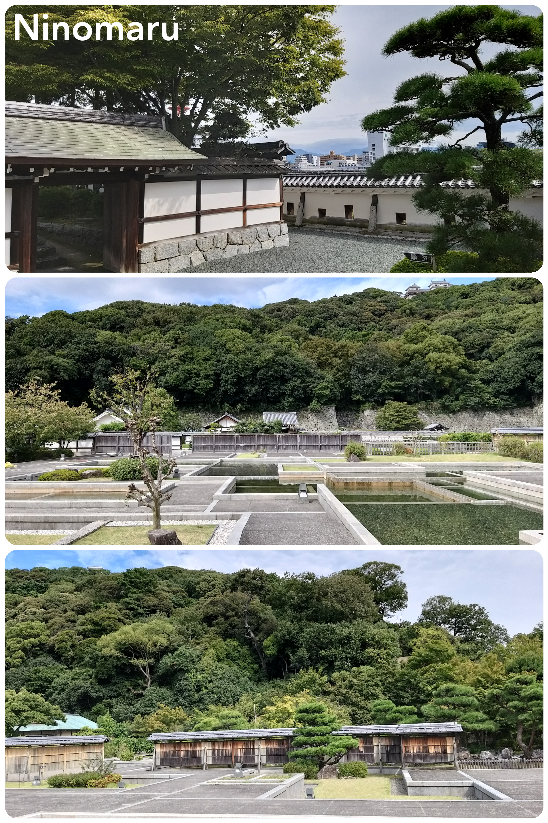 Matsuyama – Ninomaru, de vieux jardins modernisés