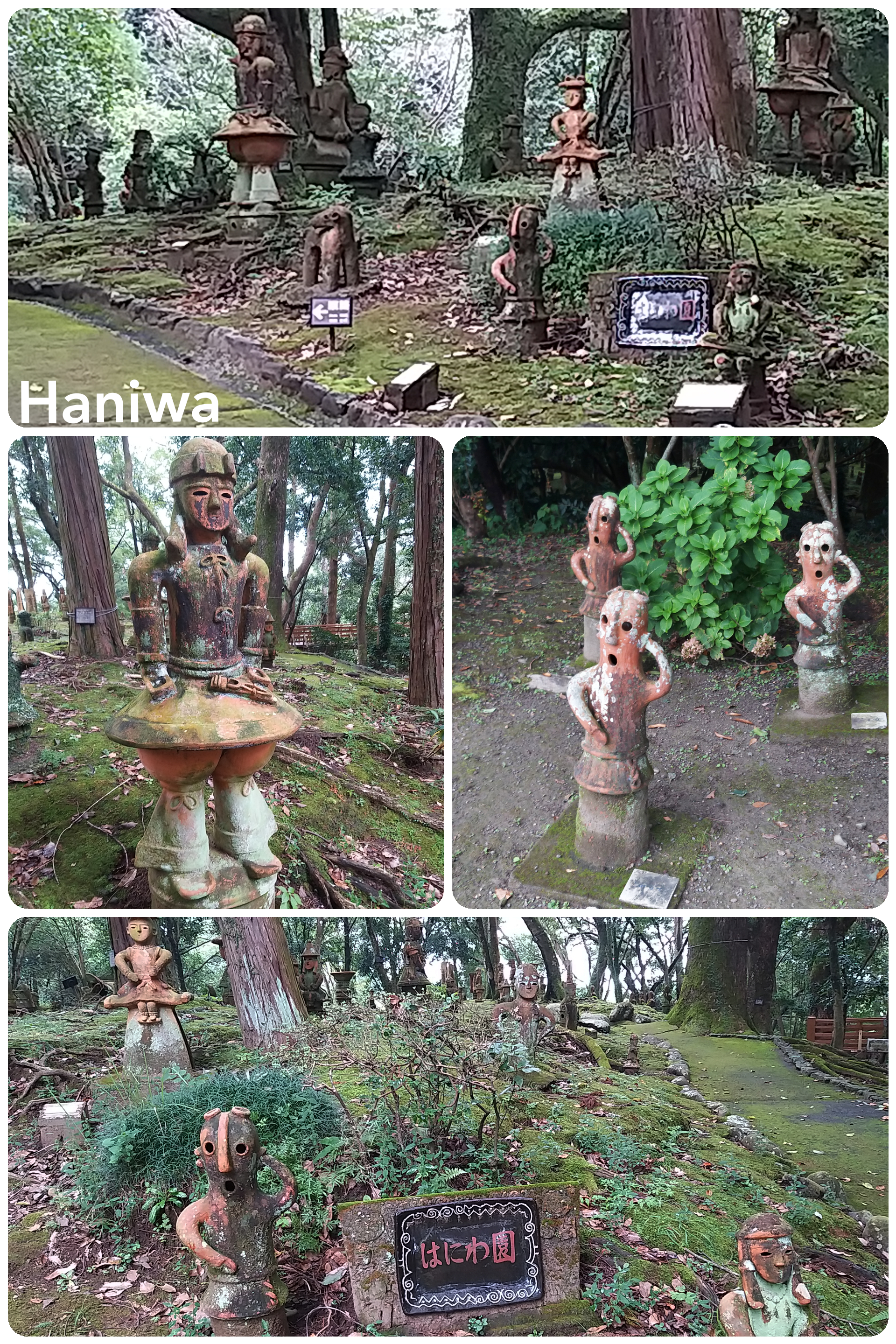 Miyazaki – Jardin de statuettes Haniwa