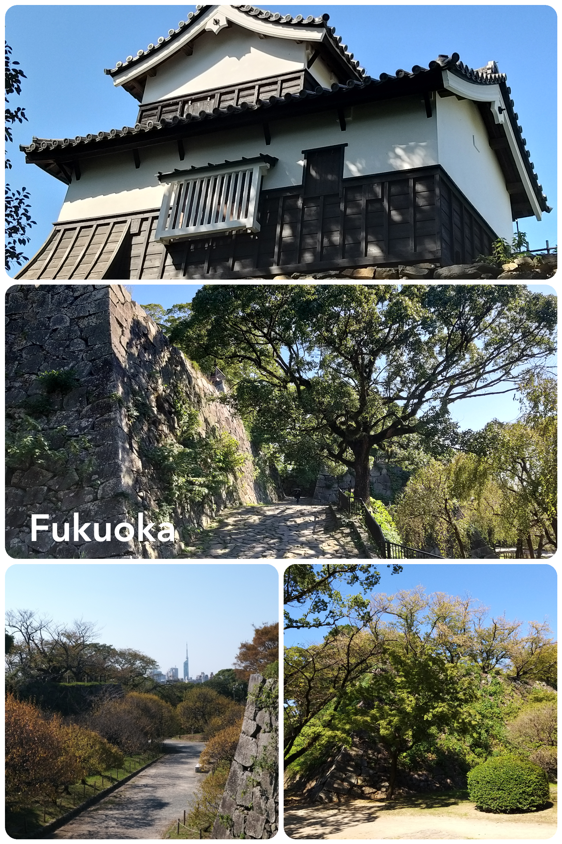 Fukuoka – Château en ruines